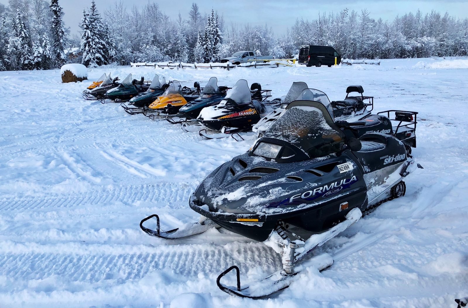 Small Group of No More Than 14 Guests || "The date with Aurora" Alaska 2026-2027丨A Snowmobile Driving Experience in  Fairbanks [30 mins] 